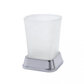 Amper Стакан для зубных щеток матовое стекло, металл Wasserkraft К5428 фото в интернет-магазине Пиастрелла