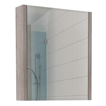 Quadro 60 Шкаф-зеркало дуб серый DQ1702HZ левый/правый Домино фото в интернет-магазине Пиастрелла