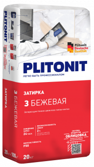 Затирка Plitonit 3 белая 20 кг фото в интернет-магазине Пиастрелла