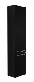 Ария Шкаф-колонна подвесной черный глянец 1A134403AA950 Акватон фото в интернет-магазине Пиастрелла