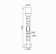 Душевой шланг Iddis A50211 ПВХ армированный 1,5 м схема на фото в интернет-магазине Пиастрелла