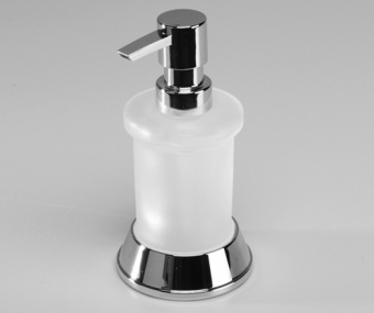 Donau настольный дозатор для жидкого мыла, мат. стекло, Wasserkraft К2499 фото в интернет-магазине Пиастрелла