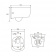 Унитаз подвесной Comforty 102 безободковый с тонкой крышкой SoftClose фото в интернет-магазине Пиастрелла
