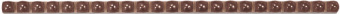 Бусины коричневые люстровые 9x245 фото в интернет-магазине Пиастрелла