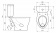 Унитаз-компакт Santeri Воротынский белый (стандарт) 1P4017S0000BF фото в интернет-магазине Пиастрелла
