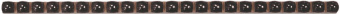 Бусины черные люстровые 9x245 фото в интернет-магазине Пиастрелла