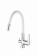 Смеситель для кухни Esko Coral CL 02 W белый с подключением фильтра для питьевой воды, однорычажный схема на фото в интернет-магазине Пиастрелла