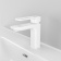 Смеситель для умывальника Iddis Slide SLIWT00i01 белый матовый, однорычажный схема на фото в интернет-магазине Пиастрелла