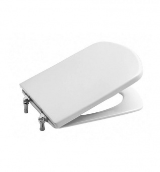 Крышка-сиденье для унитаза Roca Dama Senso с микролифтом белая ZRU9302820 фото в интернет-магазине Пиастрелла