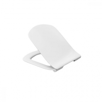 Крышка-сиденье для унитаза Roca Dama Senso Slim с микролифтом белая ZRU9302991 фото в интернет-магазине Пиастрелла