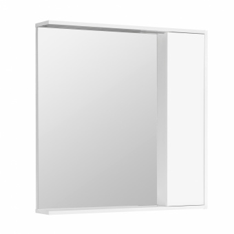 Стоун 80 Шкаф-зеркало белый 1A228302SX010 Акватон фото в интернет-магазине Пиастрелла