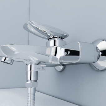 Смеситель для ванны Iddis Stone STOSB00i02WA, однорычажный схема на фото в интернет-магазине Пиастрелла