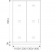 Схема открывания дверей на Antares WTW Душевое ограждение 1300x1950 WTW-130-C-CH BAS в интернет-магазине Пиастрелла